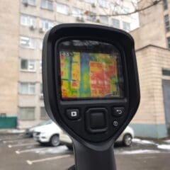 Обстеження будинку тепловізором